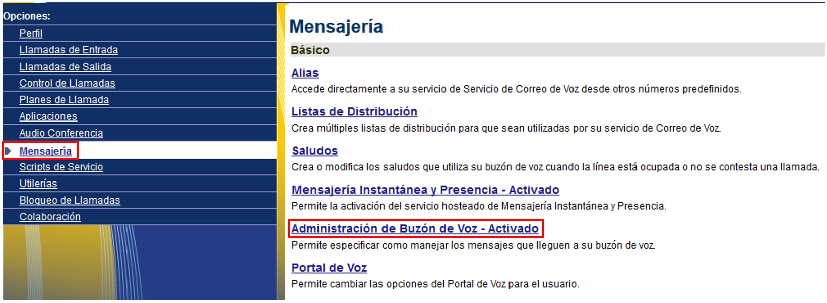 C mo administrar el Buz n de Voz MCM Telecom