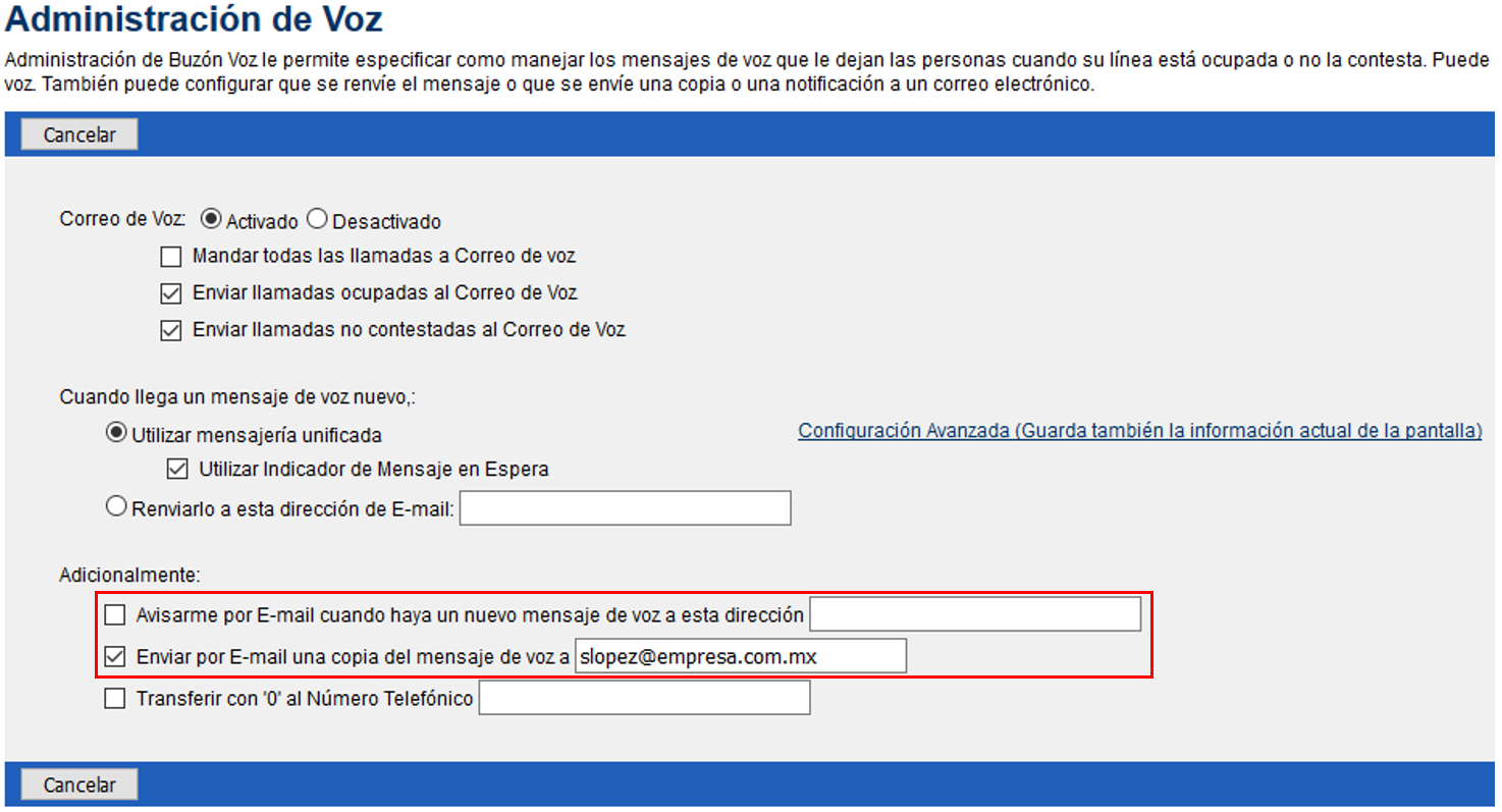 Número buzón de voz ptv online telecom